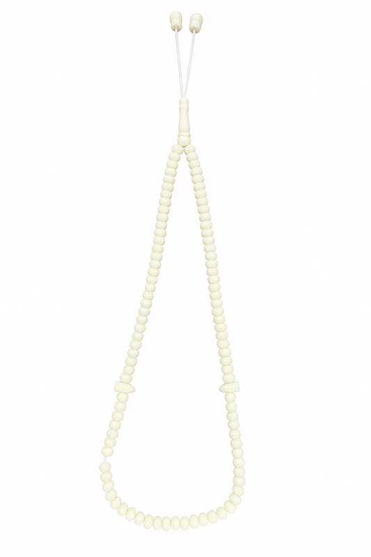Authentic Camel-Bone Tasbih – 99-Bead Islamic Prayer Beads
