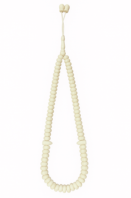 Authentic Camel-Bone Tasbih – 99-Bead Islamic Prayer Beads