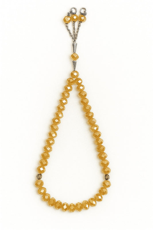 Elegant Crystal Prayer Beads Tasbih – 33 Beads in 10 Colors
